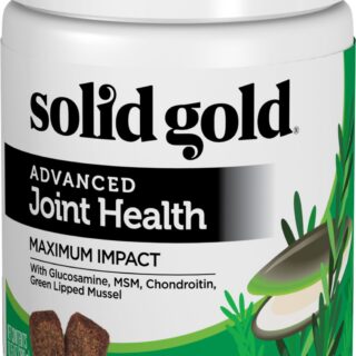 Solid Gold Supplements Advanced Joint Health Maximum Impact Soft Chews Grain-Free 120 Count Dog Supplement 288g