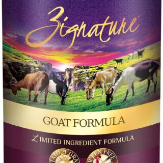 Zignature Goat Limited Ingredient Formula Grain-Free Case of 12 Canned Dog Food 368g