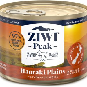 Ziwi Peak Hauraki Plains Case of 12 Canned Dog Food 170g