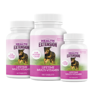 Health Extension Lifetime Vitamins Chewable 180 Count Dog Tablets