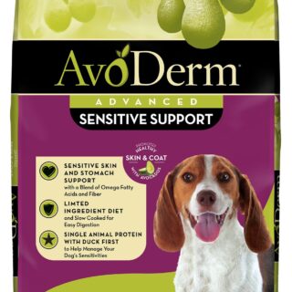 AvoDerm Natural Grain-Free Sensitive Support Duck Recipe Adult Dry Dog Food 10kg