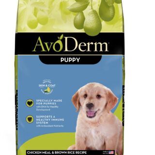 AvoDerm Natural Puppy Chicken Meal & Brown Rice Dry Dog Food 11.8kg