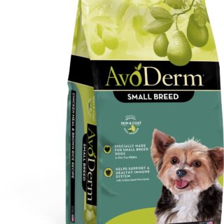 AvoDerm Chicken Meal & Brown Rice Recipe Small Breed Adult Dry Dog Food 3.2kg