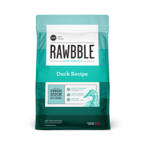 BIXBI RAWBBLE Fresh Duck Recipe Limited Ingredient Grain-Free Dry Dog Food 10.9kg