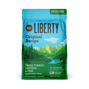 BIXBI Liberty Original Recipe Fresh Turkey, Chicken & Fish Grain-Free Dry Dog Food 10kg