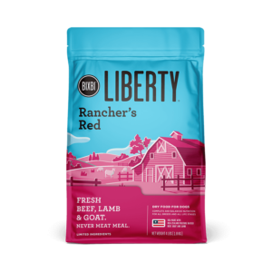 BIXBI Liberty Rancher's Red Fresh Beef, Lamb & Goat Dry Dog Food 10kg