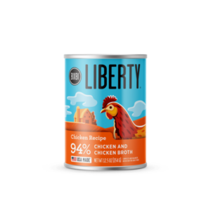 BIXBI LIBERTY CHICKEN RECIPE CASE OF 12 CANNED WET DOG FOOD 354g