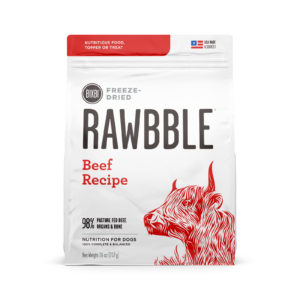 BIXBI Rawbble Beef Recipe Grain-Free Freeze-Dried Dog Food 737g