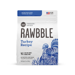 BIXBI Rawbble Turkey Recipe Grain-Free Freeze-Dried Dog Food 737g