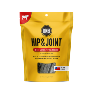 BIXBI Hip & Joint Beef Liver Jerky Recipe Dog Treats 340g