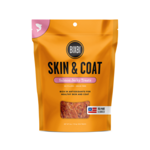 BIXBI Skin & Coat Salmon Jerky Dog Treats 283g