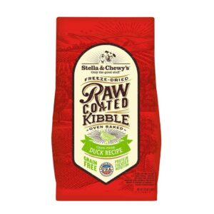 STELLA & CHEWY'S RAW COATED KIBBLE CAGE-FREE DUCK DRY DOG FOOD 10kg