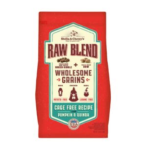 STELLA & CHEWY'S WHOLESOME BLENDS CAGE-FREE RECIPE WITH PUMPKIN & QUINOA DRY DOG FOOD 10kg