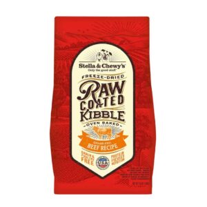 STELLA & CHEWY'S GRASS-FED BEEF RAW COATED DRY DOG FOOD 10kg