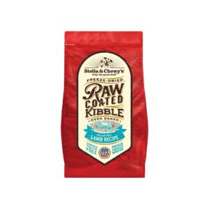 STELLA & CHEWY'S GRASS-FED LAMB RAW COATED KIBBLE DRY DOG FOOD 10kg