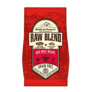 STELLA & CHEWY'S RED MEAT RAW BLEND KIBBLE GRAIN FREE DRY DOG FOOD 10kg