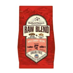 STELLA & CHEWY'S RAW BLEND WILD CAUGHT DRY DOG FOOD 10kg