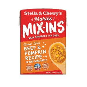 STELLA & CHEWY'S MARIES MIX-INS BEEF & PUMPKIN RECIPE WET DOG FOOD 156g