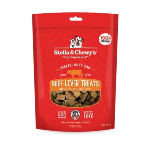 Stella & Chewy's Beef Liver Freeze-Dried Raw Dog Treats 85g