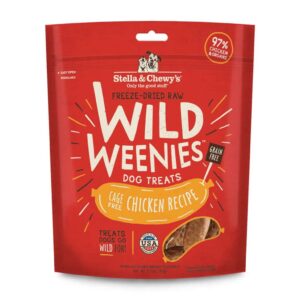 Stella & Chewy's Chicken Wild Weenies Freeze-Dried Raw Dog Treats 326g