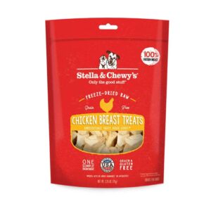 Stella & Chewy's Chicken Breast Freeze-Dried Raw Dog Treats 78g