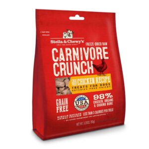 Stella & Chewy's Carnivore Crunch Cage-Free Chicken Recipe Freeze-Dried Raw Dog Treats 92g