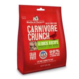 Stella & Chewy's Carnivore Crunch Cage-Free Duck Recipe Freeze-Dried Raw Dog Treats 92g