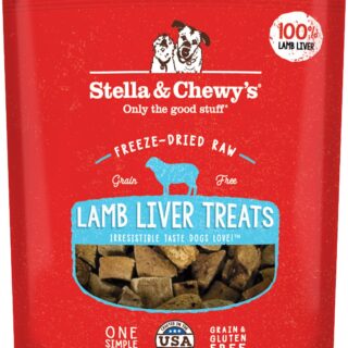 Stella & Chewy's Lamb Liver Freeze-Dried Raw Dog Treats 85g