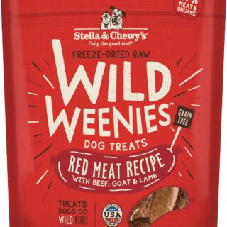 Stella & Chewy's Red Meat Wild Weenies Freeze-Dried Raw Dog Treats 92g