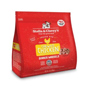 STELLA & CHEWY'S CHEWYS CHICKEN FROZEN RAW DINNER MORSELS DOG FOOD 1.8kg