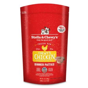 STELLA & CHEWY'S CHEWYS CHICKEN FROZEN RAW PATTIES DOG FOOD 1.3Kg