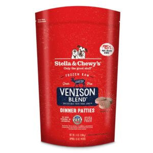 STELLA & CHEWY'S VENISON BLEND FROZEN RAW DINNER PATTIES DOG FOOD 1.36kg