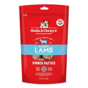 Stella & Chewy's Dandy Lamb Dinner Patties Freeze-Dried Raw Dog Food 709g