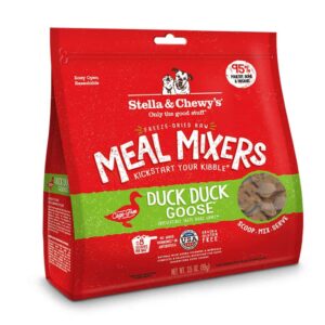 Stella & Chewy's Duck Duck Goose Meal Mixers Freeze-Dried Raw Dog Food Topper 510g