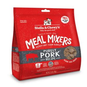 Stella & Chewy's Meal Mixers Purely Pork Freeze-Dried Raw Dog Food Topper 510g