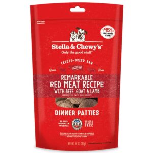 Stella & Chewy's Remarkable Red Meat Recipe Dinner Patties Freeze-Dried Raw Dog Food 397g