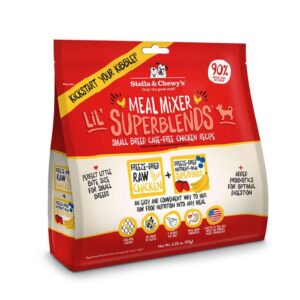 Stella & Chewy's SuperBlends Small Breed Cage-Free Chicken Recipe Meal Mixers Freeze-Dried Raw Dog Food Topper 92g