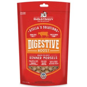 Stella & Chewy's Stella's Solutions Digestive Boost Freeze-Dried Raw Grass-Fed Beef Dinner Morsels Dog Food 368g