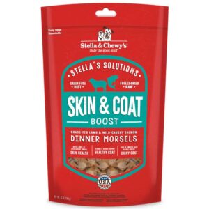 Stella & Chewy's Stella's Solutions Skin & Coat Boost Freeze-Dried Raw Grass-Fed Lamb & Wild-Caught Salmon Dinner Morsels Dog Food 368g