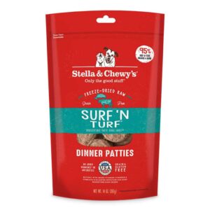 Stella & Chewy's Surf 'N Turf Dinner Patties Freeze-Dried Raw Dog Food 709g