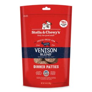 Stella & Chewy's Venison Blend Dinner Patties Freeze-Dried Raw Dog Food 397g