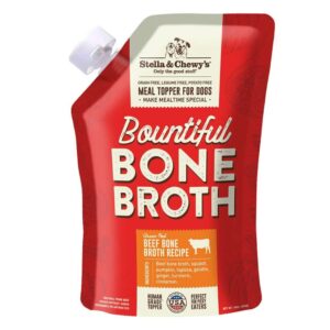 STELLA & CHEWY'S BOUNTIFUL BONE BROTH GRASS-FED BEEF RECIPE DOG FOOD TOPPER 453g