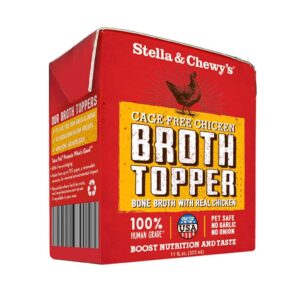 STELLA & CHEWY'S CAGE-FREE CHICKEN BROTH DOG FOOD TOPPER 325ml