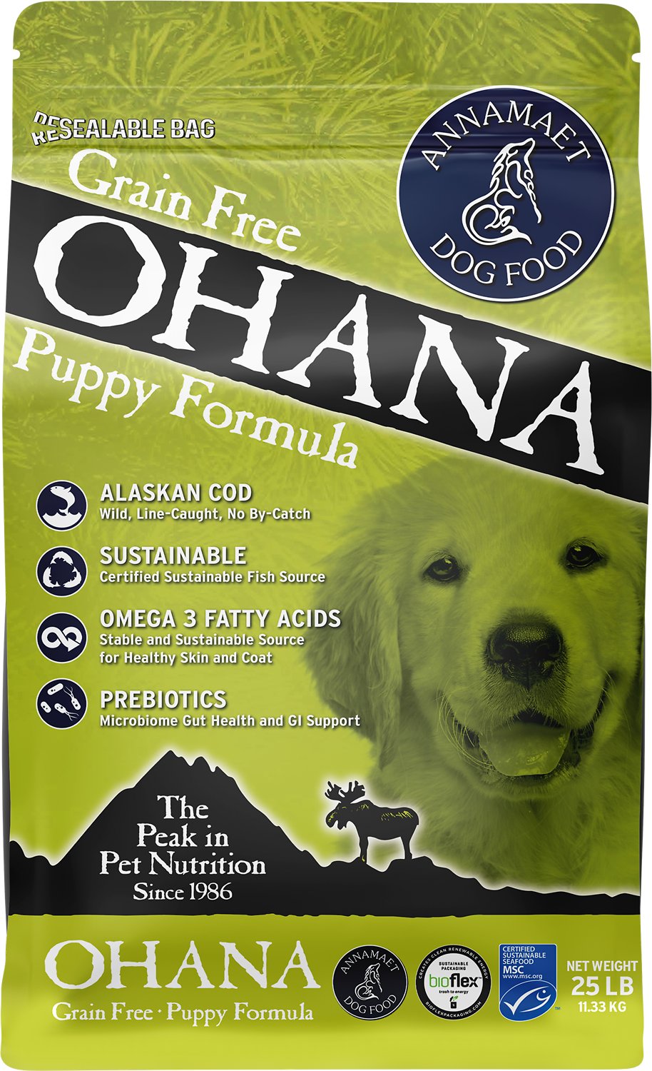 Annamaet Grain Free Ohana Puppy Formula Dry Dog Food 11.3kg