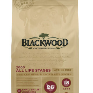 Blackwood 2000 Chicken Meal & Brown Rice Recipe Active Diet Dry Dog Food 13.6kg