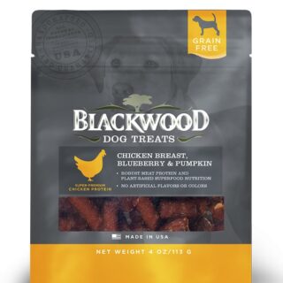 Blackwood Chicken Breast, Blueberry & Pumpkin Grain-Free Dog Treats,113g