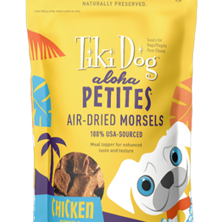 Tiki Dog Aloha Petites Chicken Morsels Air-Dried Dog Food 142g