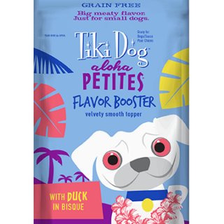 Tiki Dog Aloha Petites Flavor Booster Duck Bisque Case of 12 Dog Food Topper 42.5g