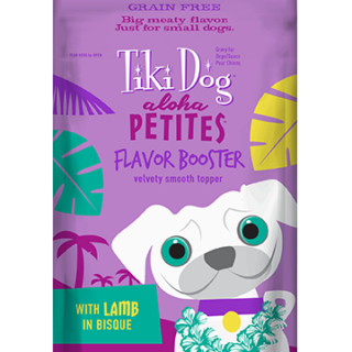 Tiki Dog Aloha Petites Flavor Booster Lamb Bisque Grain-Free Case of 12 Dog Food Topper 42.5g