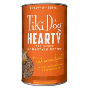 Tiki Dog Hearty Autumn Feast Grain-Free Homestyle Recipe Case of 12 Wet Dog Food 354g